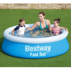 Bestway Fast Set piepūšamais baseins, apaļš, 183x51 cm, zils