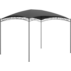 Vidaxl dārza nojume, 3x4x2,65 m, antracītpelēka, 180 g/m²