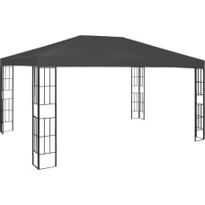 Vidaxl dārza nojume, 3x4 m, antracītpelēka