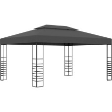 Vidaxl dārza nojume, 3x4 m, antracītpelēka