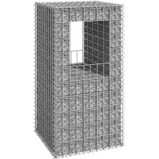 Vidaxl vertikāls gabions, 50x50x100 cm, dzelzs