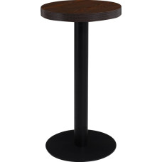 Vidaxl bistro galds, tumši brūns, 40 cm, MDF