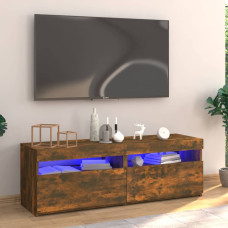 Vidaxl TV skapītis ar LED lampiņām, ozolkoka krāsa, 120x35x40 cm