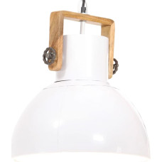 Vidaxl griestu lampa, industriāls dizains, balta, 25 W, 40 cm, E27