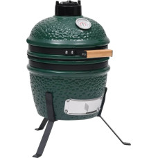 Vidaxl Kamado grils, kūpinātava, keramika, 56 cm, zaļš