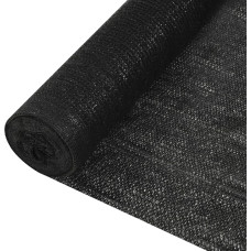 Vidaxl norobežojošais tīkls, melns, 1x25 m, HDPE, 150 g/m²