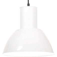 Vidaxl griestu lampa, balta, apaļa, 25 W, 28,5 cm, E27