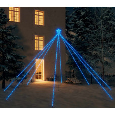 Vidaxl Ziemassvētku koka gaismiņas, 800 LED, 5 m, zilas