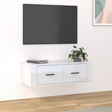 Vidaxl piekarams TV skapītis, balts, 80x36x25 cm, inženierijas koks