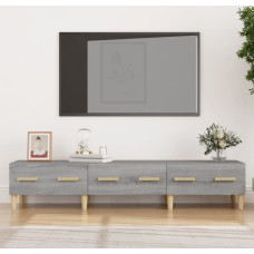 Vidaxl TV skapītis, pelēka ozolkoka, 150x34,5x30 cm, inženierijas koks