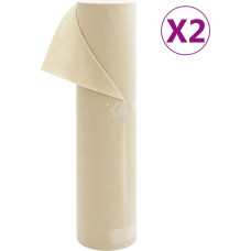 Vidaxl augu pārsegi, 2 ruļļi, 70 g/m², 50x1,6 m