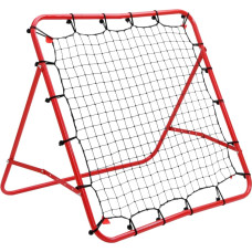 Vidaxl regulējams futbola atsitiena tīkls, 100x100 cm