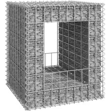 Vidaxl vertikāls gabions, 50x50x60 cm, dzelzs