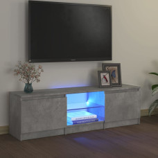 Vidaxl TV skapītis ar LED lampiņām, 120x30x35,5 cm, betona pelēks