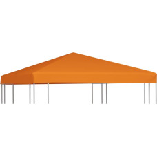 Vidaxl nojumes jumta pārsegs, 310 g/m², 3x3 m, oranžs