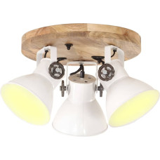 Vidaxl griestu lampa, industriāls dizains, balta, 42x27 cm, 25 W, E27