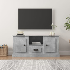 Vidaxl TV skapītis, betona pelēks, 100x35,5x45 cm, inženierijas koks