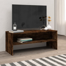 Vidaxl TV skapītis, 100x40x40 cm, inženierijas koks, kvēpināta koka