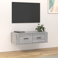 Vidaxl piekarams TV skapītis, pelēks, 80x36x25 cm, inženierijas koks