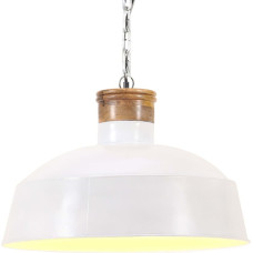 Vidaxl griestu lampa, industriāls dizains, balta, 58 cm, E27