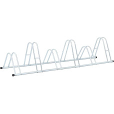 Vidaxl velosipēdu statīvs, 6 velosipēdiem, cinkots tērauds