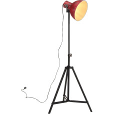 Vidaxl grīdas lampa, 25 W, bružāti sarkana, 61x61x90/150 cm E27