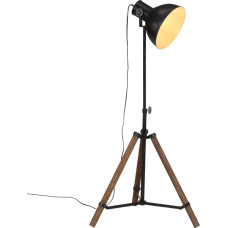 Vidaxl grīdas lampa, 25 W, melna, 75x75x90-150 cm, E27