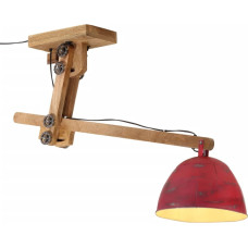 Vidaxl sienas lampa, 25 W, bružāti sarkana, 105x30x65-108 cm, E27