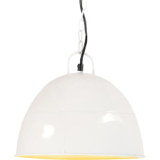 Vidaxl griestu lampa, industriāls dizains, balta, 25 W, 31 cm, E27