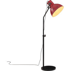 Vidaxl grīdas lampa, 25 W, bružāti sarkana, 30x30x90-150 cm E27