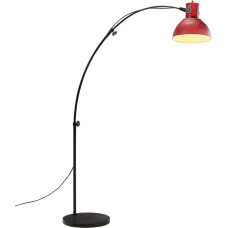 Vidaxl grīdas lampa, 25 W, bružāti sarkana, 150 cm E27