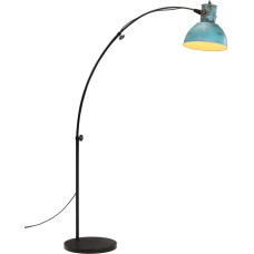 Vidaxl grīdas lampa, 25 W, bružāti zila, 150 cm E27