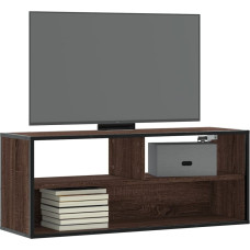 Vidaxl TV skapītis, ozolkoka, 100x31x39,5 cm, konstruēts koks, metāls