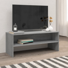 Vidaxl TV skapītis, pelēka ozolkoka, 100x40x40 cm, inženierijas koks