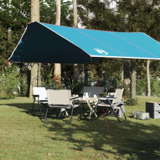 Vidaxl kempinga tents, zila, 420x440 cm, ūdensizturīga