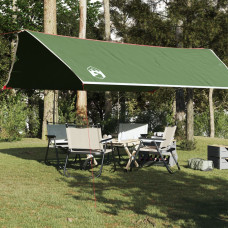 Vidaxl kempinga tents, zaļa, 500x294 cm, ūdensizturīga