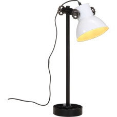 Vidaxl galda lampa, 25 W, balta, 15x15x55 cm, E27