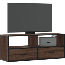 Vidaxl TV skapītis, ozolkoka, 100x31x39,5 cm, konstruēts koks, metāls