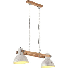 Vidaxl griestu lampa, industriāls dizains, 25 W, sudraba, 109 cm, E27