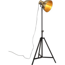 Vidaxl grīdas lampa, 25 W, antīka misiņa krāsa, 61x61x90/150 cm, E27