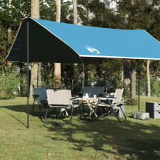 Vidaxl kempinga tents, zila, 430x380x210 cm, ūdensizturīga