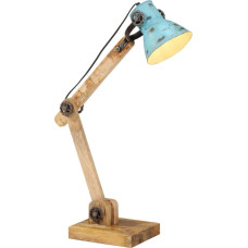 Vidaxl galda lampa, 25 W, bružāti zila, 23x18x96 cm, E27