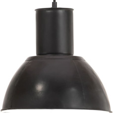 Vidaxl griestu lampa, melna, apaļa, 25 W, 28,5 cm, E27