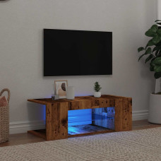 Vidaxl TV skapītis ar LED lampiņām, 90x39x30 cm, inženierijas koks