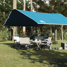 Vidaxl kempinga tents, zila, 420x440 cm, ūdensizturīga