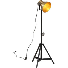 Vidaxl grīdas lampa, 25 W, antīka misiņa krāsa, 35x35x65/95 cm, E27