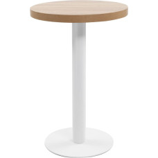 Vidaxl bistro galds, gaiši brūns, 50 cm, MDF