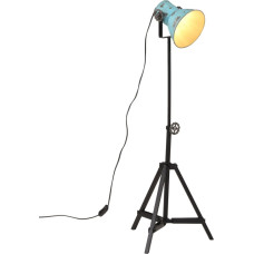 Vidaxl grīdas lampa, 25 W, bružāti zila, 35x35x65/95 cm E27