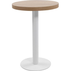 Vidaxl bistro galds, gaiši brūns, 60 cm, MDF