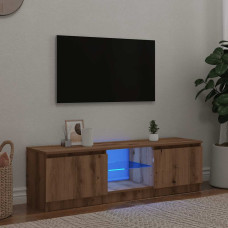 Vidaxl TV skapītis ar LED lampiņām, 140x40x35,5 cm, inženierijas koks